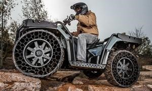 Из чего состоят безвоздушные автомобильные шины?